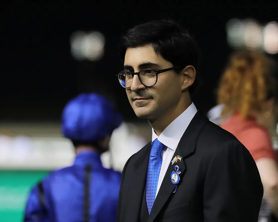 Julio Olascoaga at the racecourse